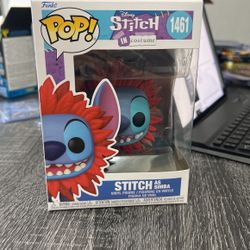 FUNKO POP STITCH IN COSTUME AS SIMBA DISNEY