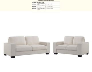 Sofa and loveseat