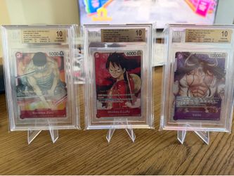 One Piece Super Pre-Release BGS Pristine 10 Set