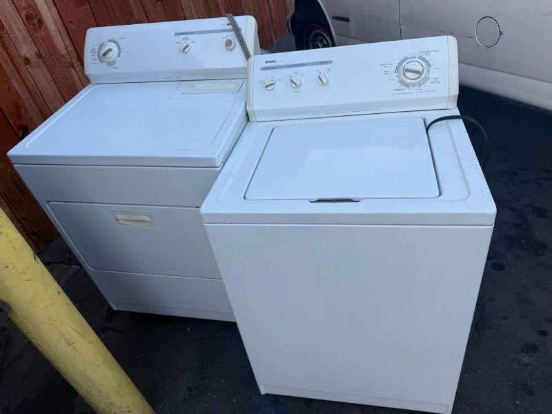 Kenmore Electric Top Load Set Washer And Dryer