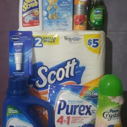 NASHVILLE, GA Lot Of 9 Purex Household Bundle 