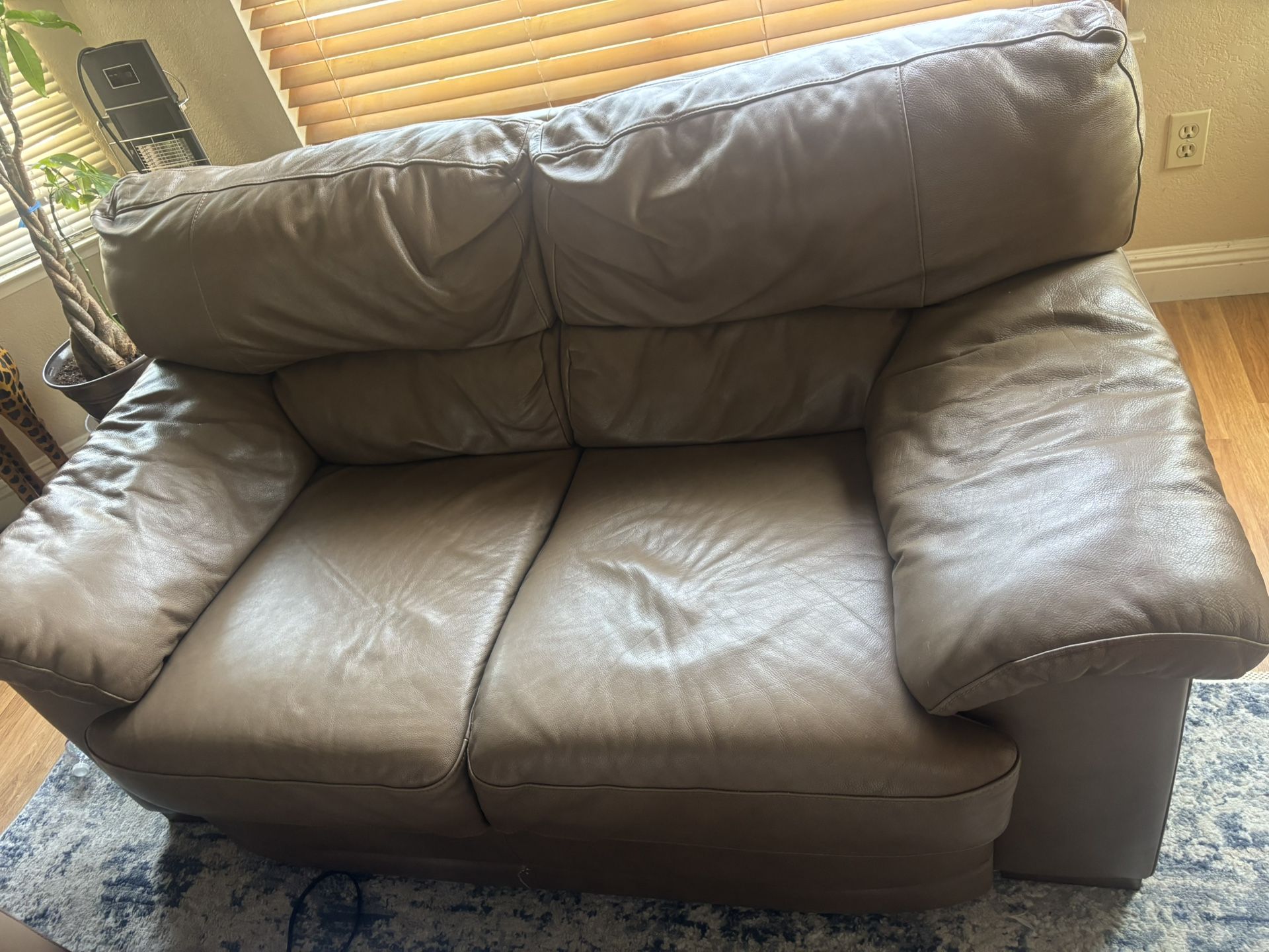 Nicoletti Leather couch set