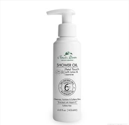 Nature’s Secret Shower Oil (Petal Touch with Lotus & Jasmine), 4.8 fl oz (143 ml)