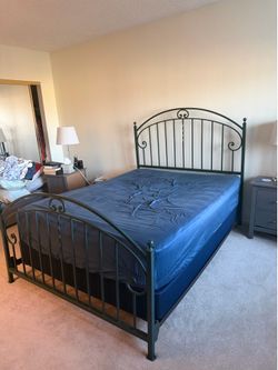 Wrought Iron Queen Bed Frame