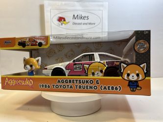 1986 Toyota Trueno w/Figurine Diecast Model Car 1/24 Scale New In theBox By Jada