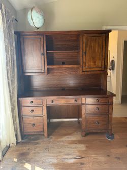 Desk and Hutch