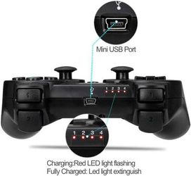  Controller 2 Pack for PS3 Wireless Controller for Sony