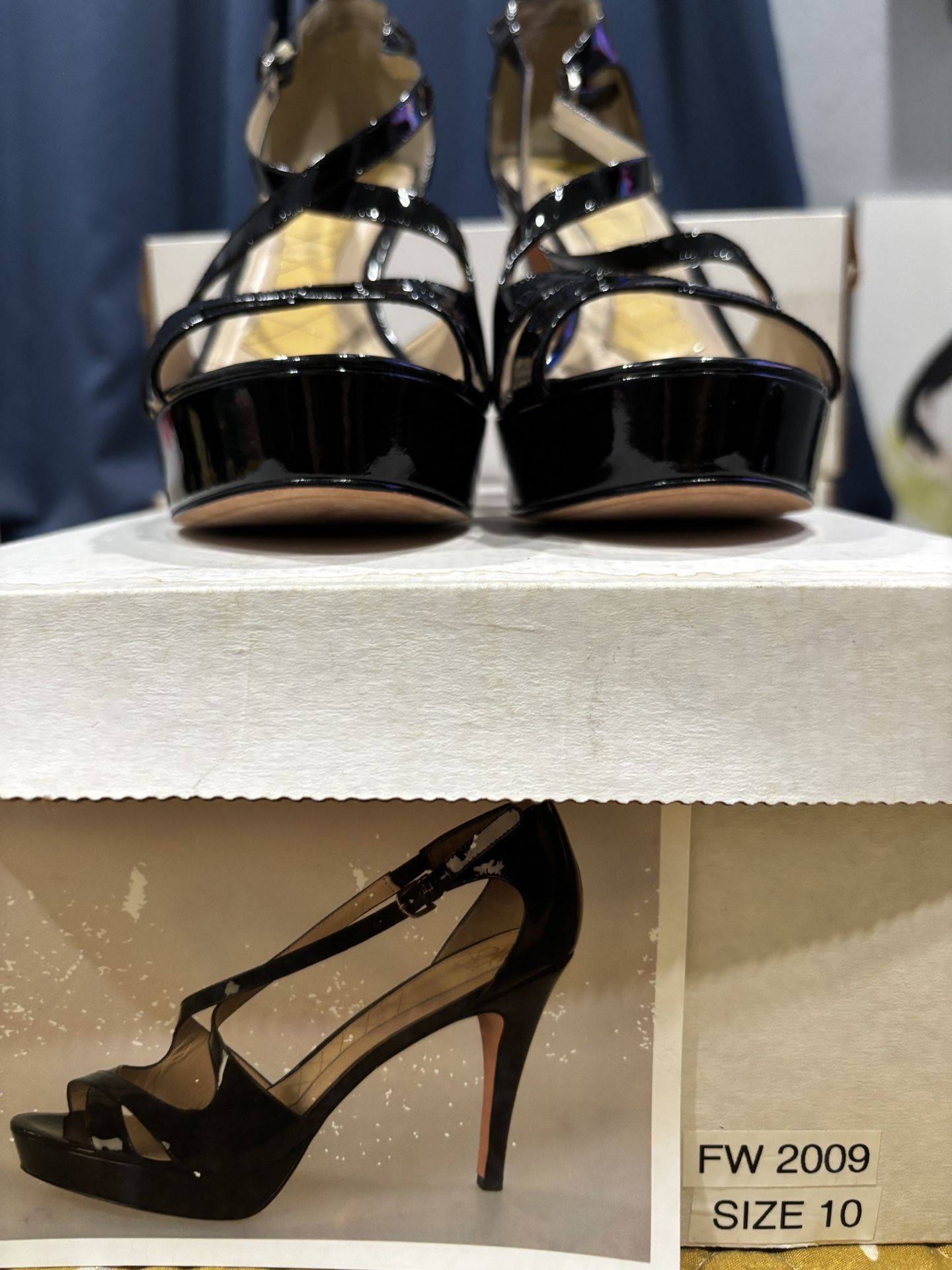 Beautiful Black Heels Size  91/2. & 10