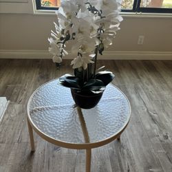 Flower 25 Inches and Table 23 X 15 Inches  tall , $25 each .