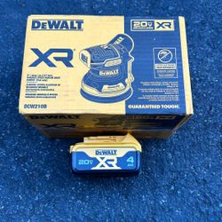 DeWalt 5” Orbit Sander With 4ah Battery 