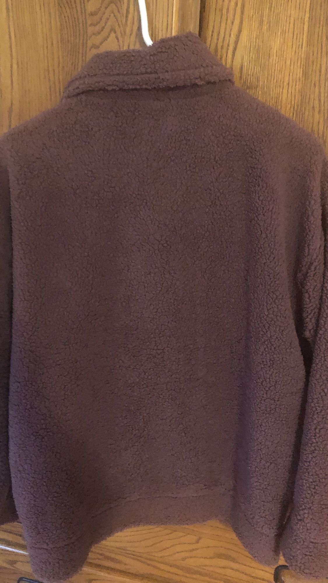 Women ‘s New VS Pink Sherpa Jacket Size S
