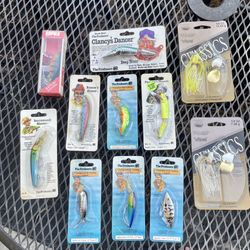 Variety Of Fishing Lures