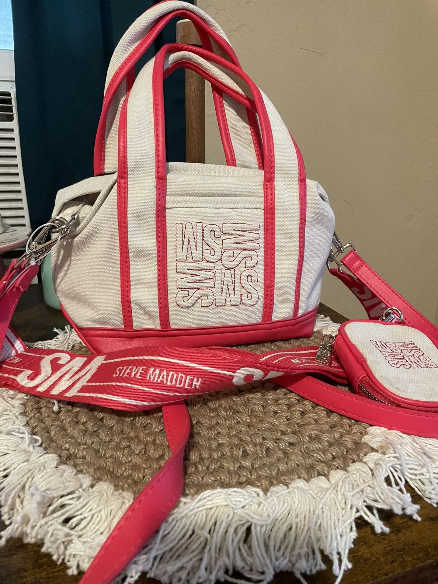 Steve Madden Canvas Tote Purse