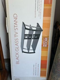 Glass TV stand unopened