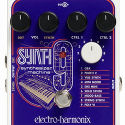  ELECTRO-HARMONIX SYNTHESIZER  SYNTH9 GUITAR PEDAL