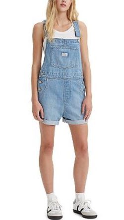 LEVI'S VINTAGE OVERALL SHORTS (Shortalls) With Custom Detailing. Limited Edition!