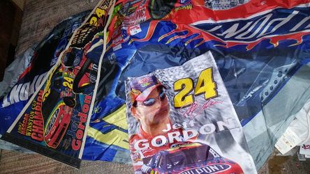 Nascar flags and kite