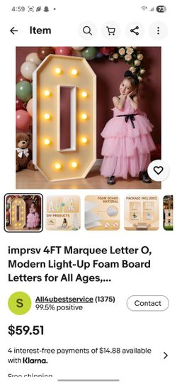 💯 Marquee Lighted Letter O