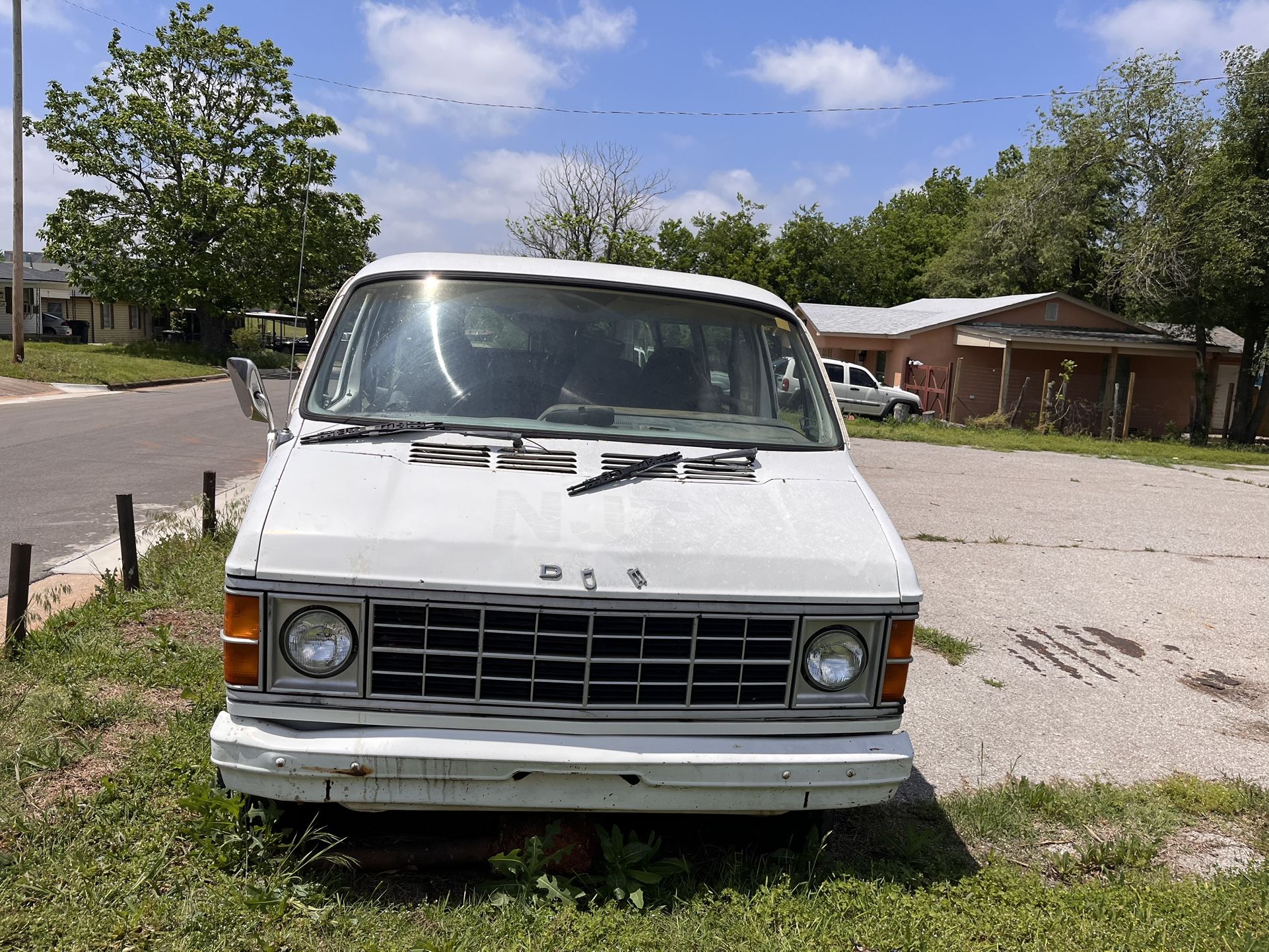 Old Dodge Passengers Van