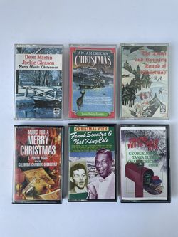 6 Classic Christmas Cassette Tapes