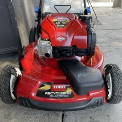 22" (56cm) SMARTSTOW Self Propelled Variable Speed High Wheel Lawn Mower