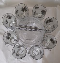 Vintage Libbey Glass Drink Set 