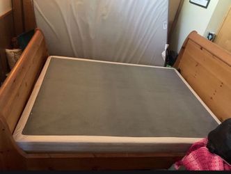 QUEEN SLEIGH BED FRAME