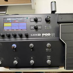 Line 6 Pod Go Wireless with Case and Relay G10TII Transmitter