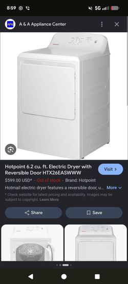 Hotpoint electric dryer