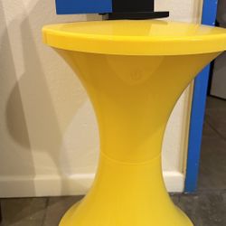 MOMA Modern Artistic Yellow Stool Decor 