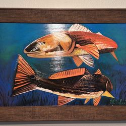 Redfish Painting