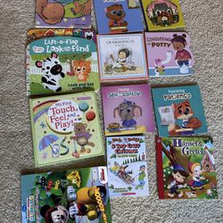 Mixed books 11 counts plus 1 coloring book. 