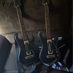 Xbox One Guitar Hero With 2 Guitars