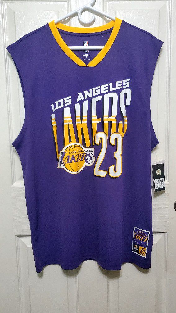 LAKERS LEBRON JAMES JERSEY GOAT L OR XL NWT