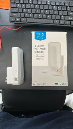 NETGEAR WiFi 6 Range Extender (EAX12) - Add up to 1,200 sq. ft., 15 Devices