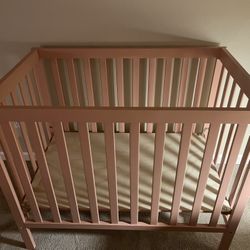 Mini crib Pink 