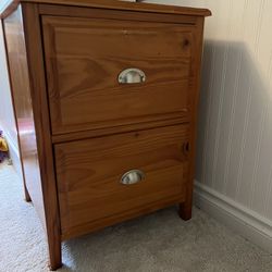 Wood Drawer, File Cabinet Night Stand 