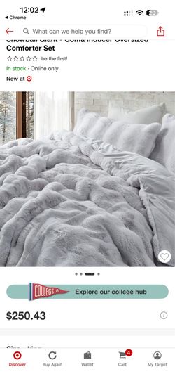 Snowball Giant King white duvet with 2pillowcases