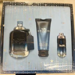COACH BLUE EAU DE TOILETTE 3-PIECE GIFT SET