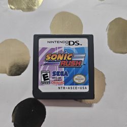 Sonic Rush (Nintendo DS) SEGA - Authentic Cartridge Only - Tested & Working