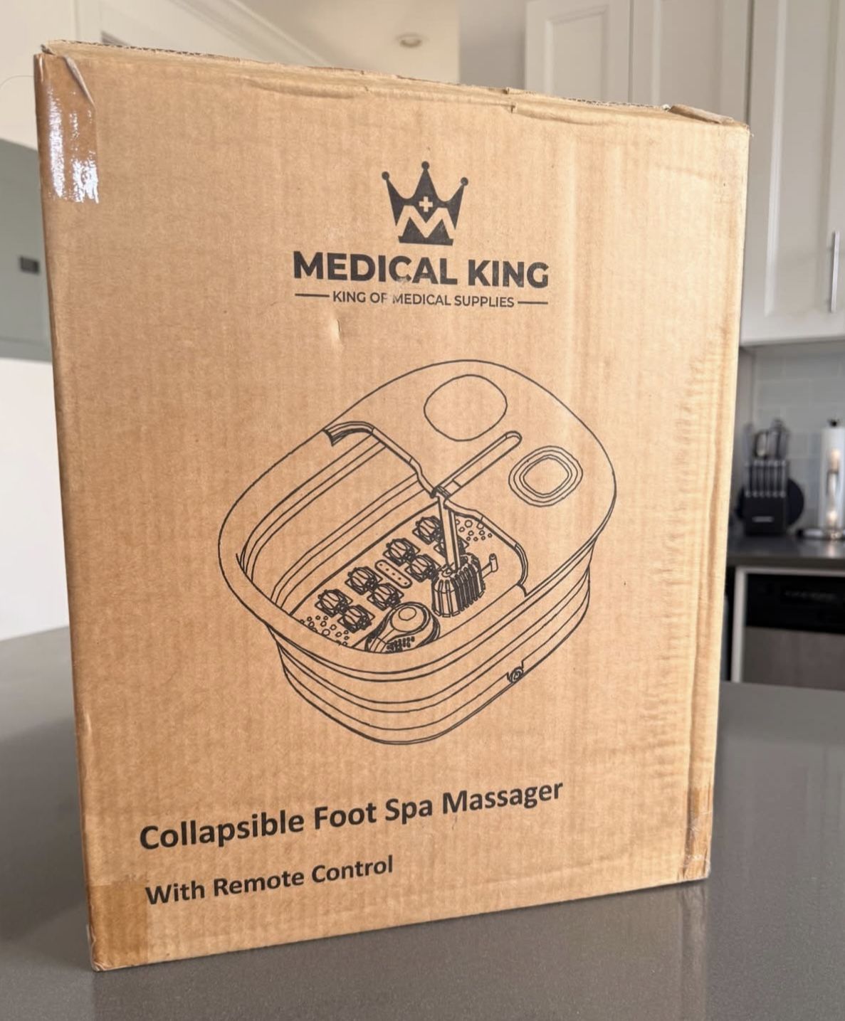 New Medical King Collapsible Foot Spa