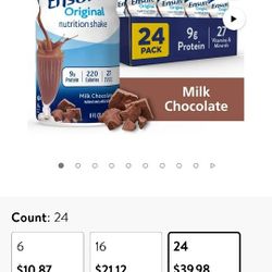 Ensure Original Nutrition Shakes Milk Chocolate 