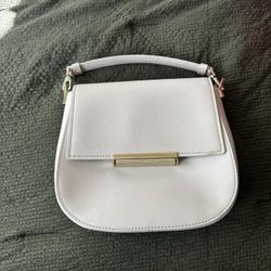 Kate Spade Taupe Leather Top Handle Crossbody Bag