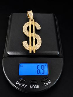 Gold sign pendant