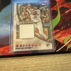 Shay whitcomb Rookie card Patch