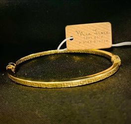 14k gold plated bracelet