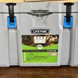 Lifetime 77 Quart High Performance Camping Cooler 