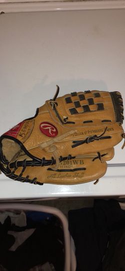 Baseball gloves.