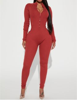 Red jumpsuit 
