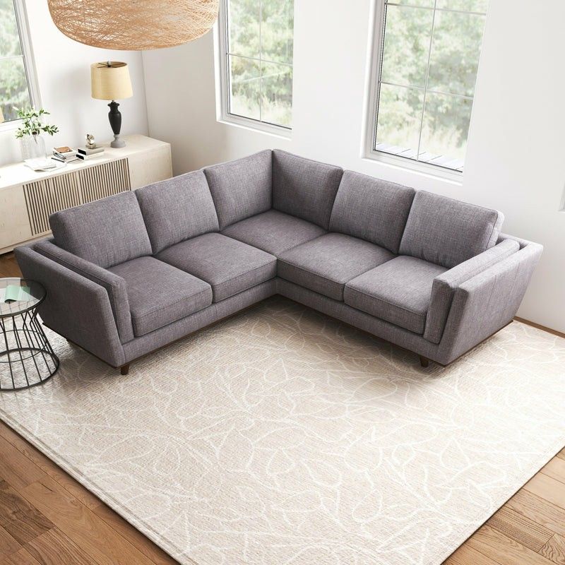 Ernest Modern Grey Corner Sectional (Sofa & couch, living room) for